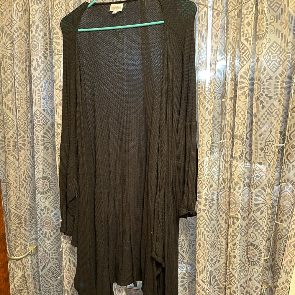 Lularoe long black cover up
